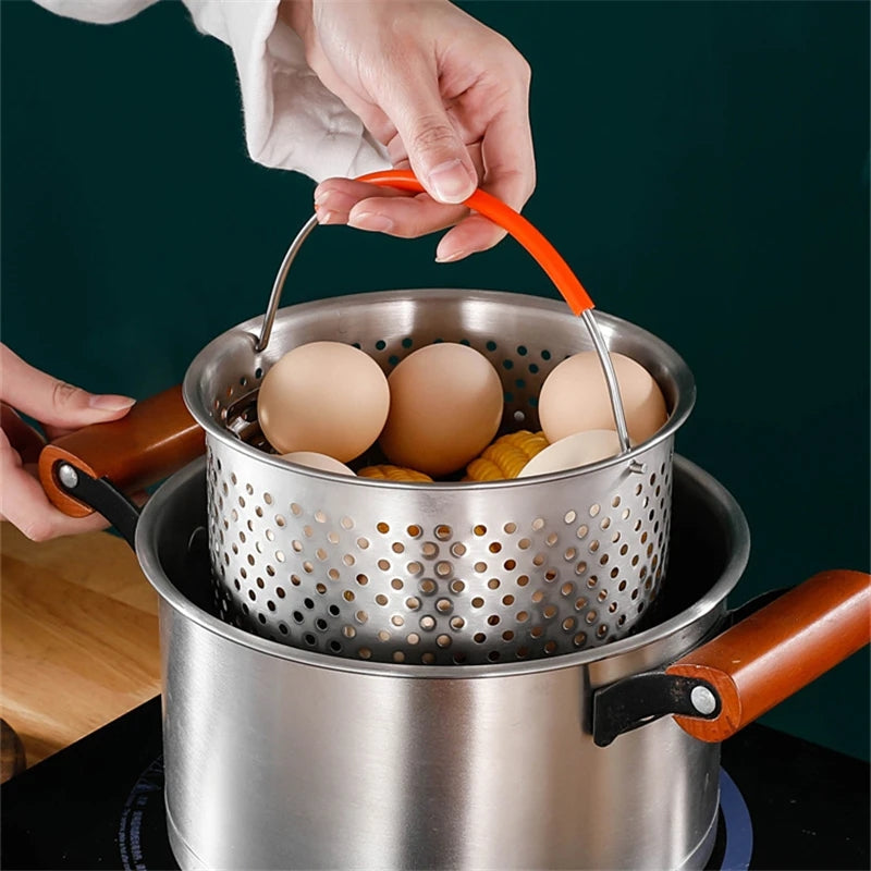 STEAMER AND FRYING BASKET