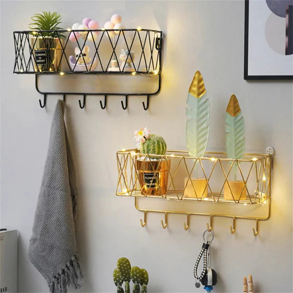 CRISS-CROSS WALL UTILITY SHELF