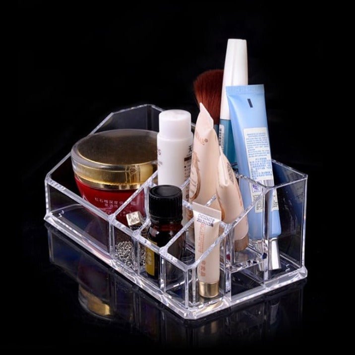 9 Grid Acrylic Makeup Organizer Storage Box
