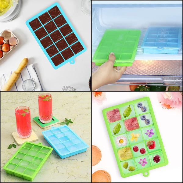 ICE CUBE TRAY WITH LID