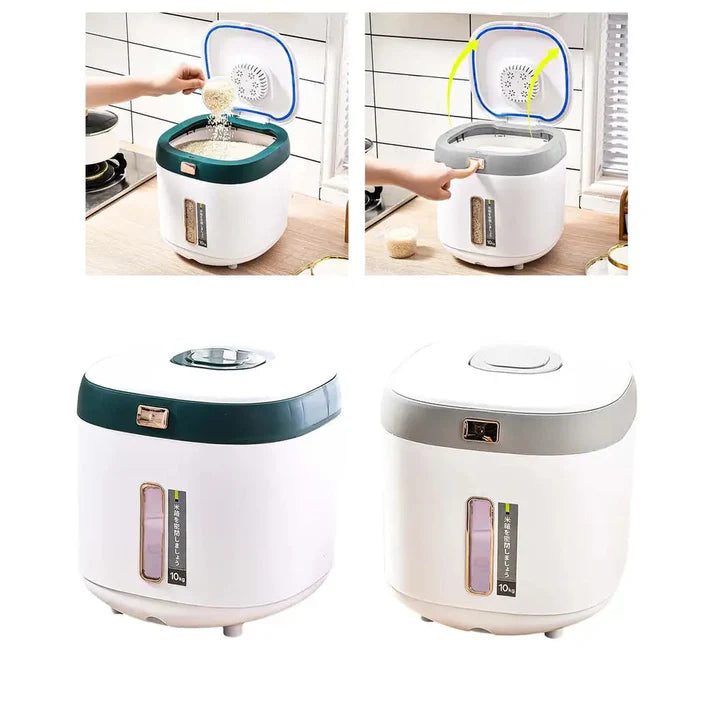 10kg Kitchen Moisture Proof Rice And Flour Container