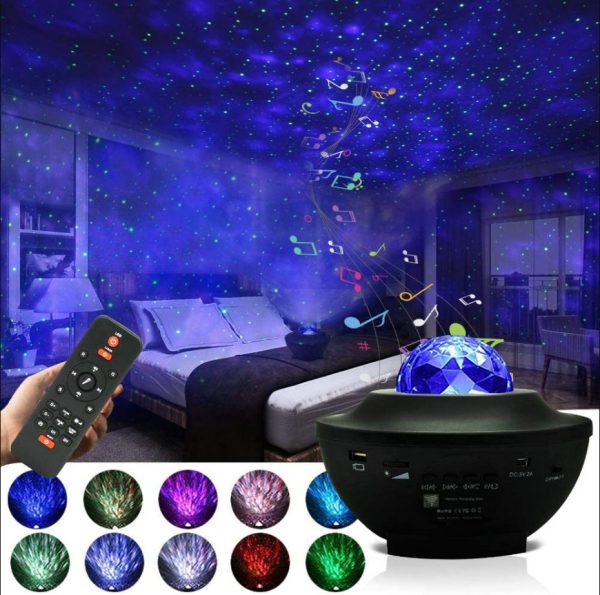 Galaxy Ocean Wave Light Projector