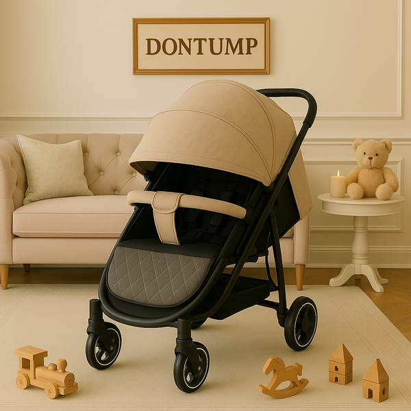 DONTUMP Lightweight Urban Stroller in Charcoal Gray