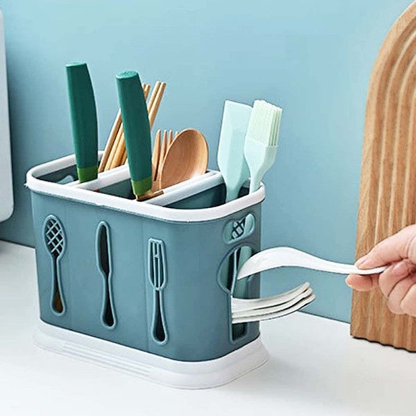 3-Grid Cutlery Storage Holder