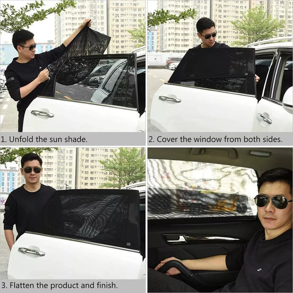 4 PCS Car Window Sunshade Cover