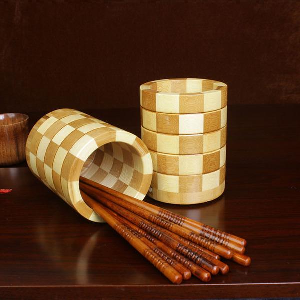 Bamboo Utensil Cutlery Holder
