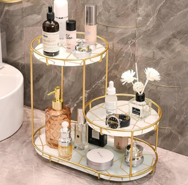 3-Tier Golden Vanity Stand
