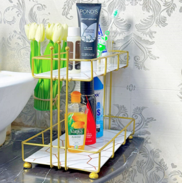 2-Tier Luxury Vanity Storage