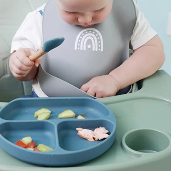 Baby 4pcs Silicone Feeding set