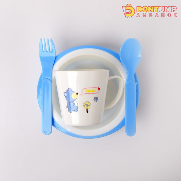 Blue Children Tableware Set Baby Feeding Series - 902