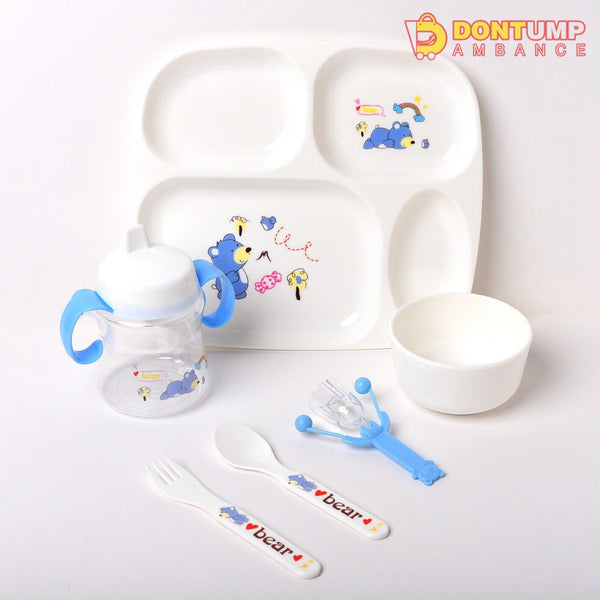 Blue Children Tableware Set Baby Feeding Series - 910