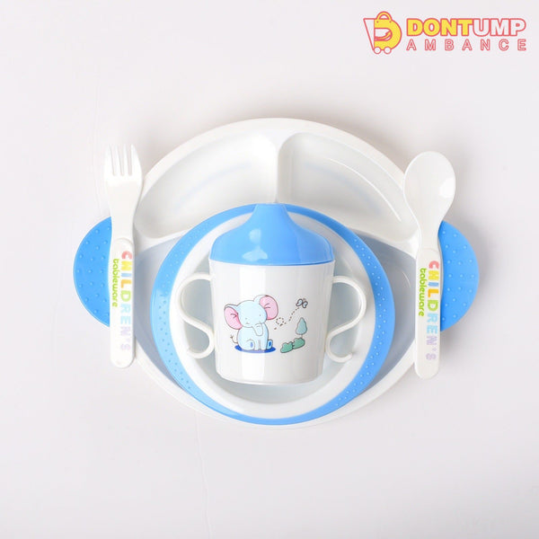 Blue Children Tableware Set Baby Feeding Series - 913