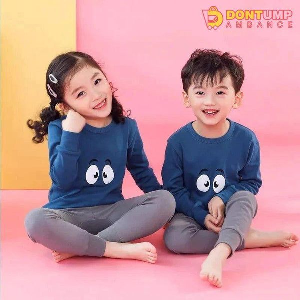Blue Eyes Printed Kids Night Suit Baby &amp; Baba
