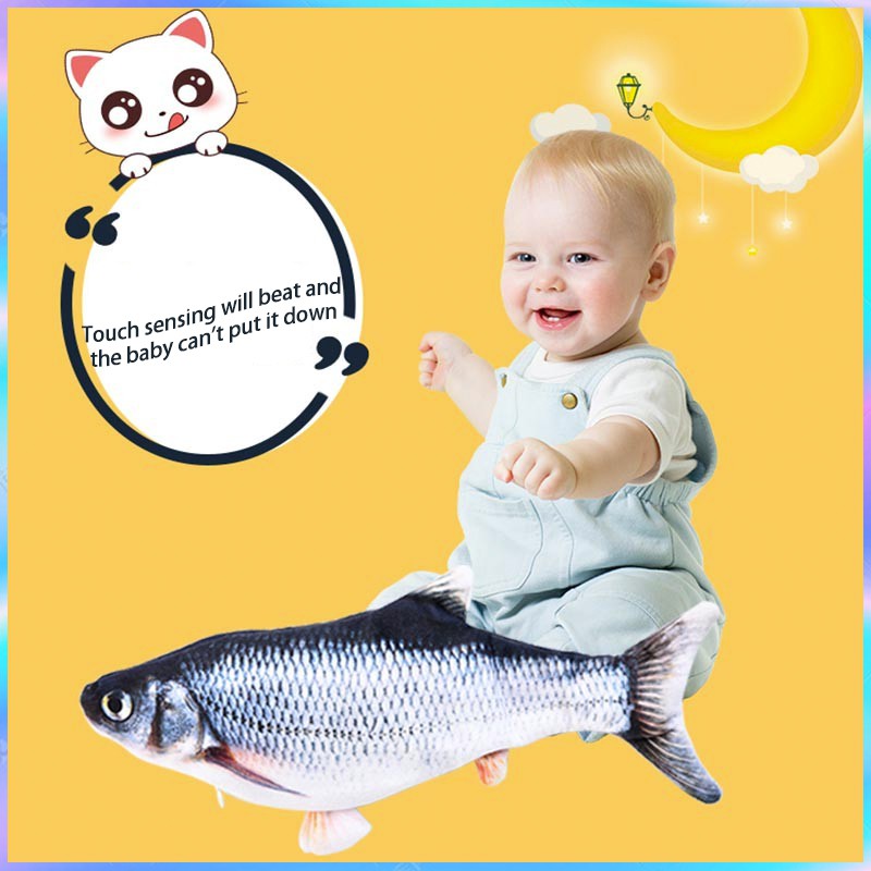 Bum Patting Fish For Soothing Baby Sleep