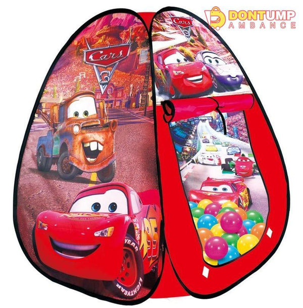 Kids Playing Tent - Pixar Cars + Free 50 Balls
