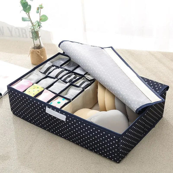 17 GRIDS GARMENT STORAGE ORGANIZER BOX