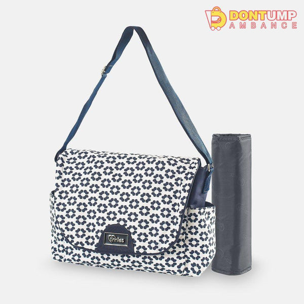 Baby Diaper Bag Navy Flower - T5001-B