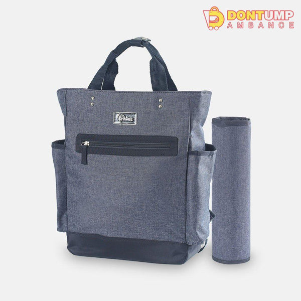 Baby Diaper Bag Pack Minimal Textured Blue - T5006-A
