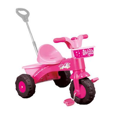 Dolu Unicorn Tricycle Bike With Handle - 2504