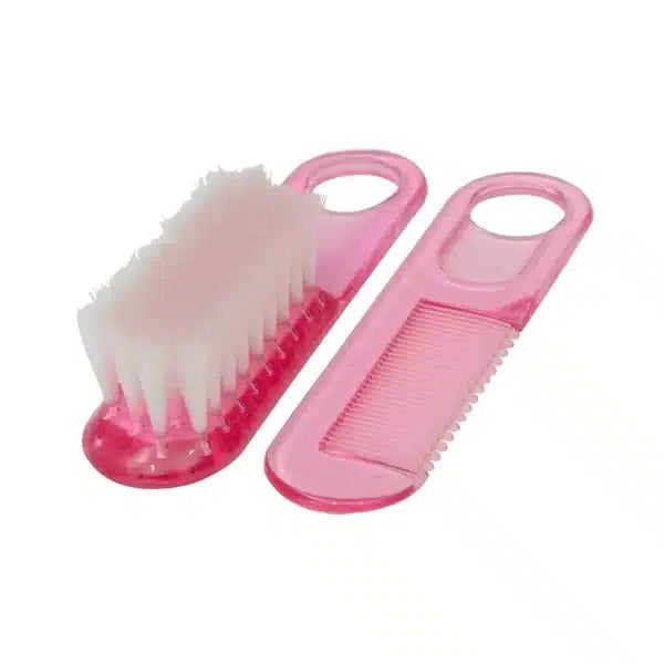 Farlin Comb &amp; Brush Set (Pink) – BF-150