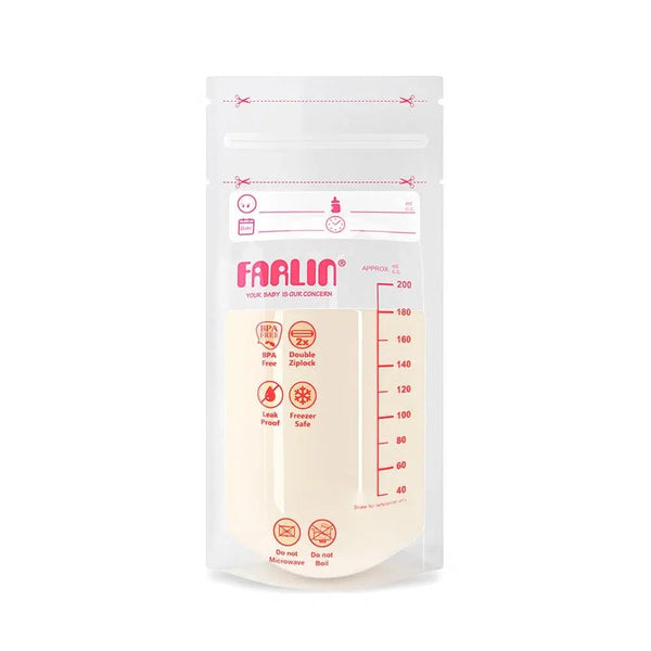 Farlin Disposable Breastmilk Storage Bag 200ml-BP-869-2