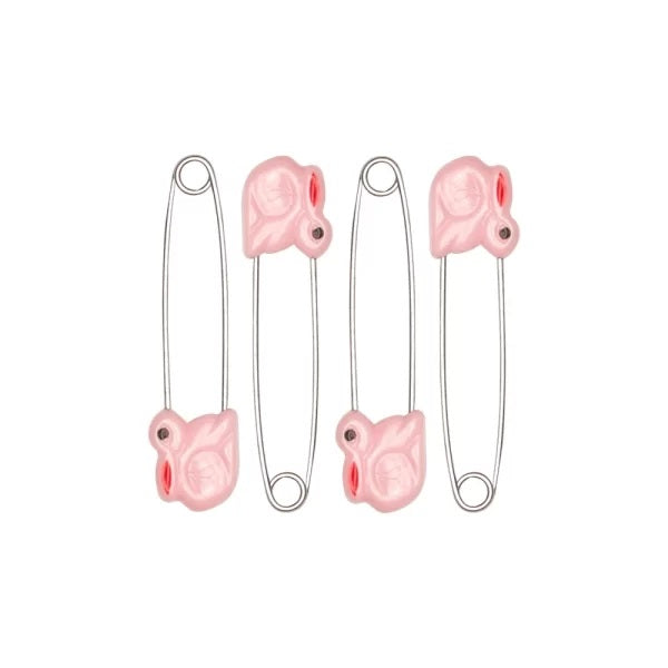 Farlin Four Animal Safety Pins-Pink – BF-120