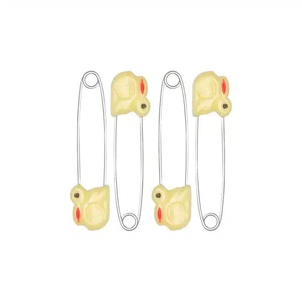 Farlin Four Animal Safety Pins-Yellow – BF-120