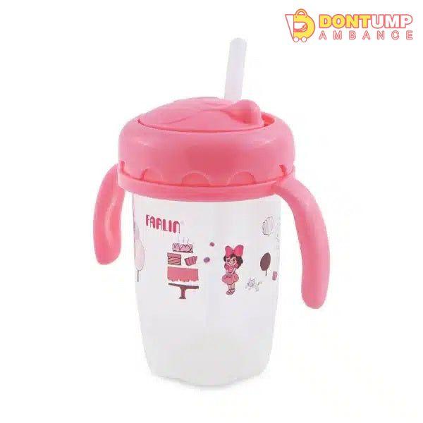 Farlin Straw Training Cup- Pink-AET-012-C