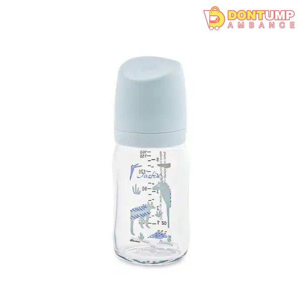 Farlin Wide-Neck Glass Feeding Bottle 160ml – Blue -AB-32011