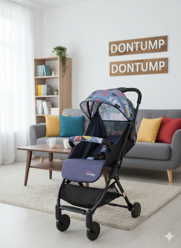 DONTUMP Lightweight Stroller in Vibrant Red