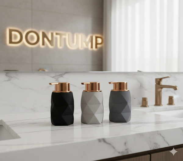 Geometric Gradient Soap Dispensers