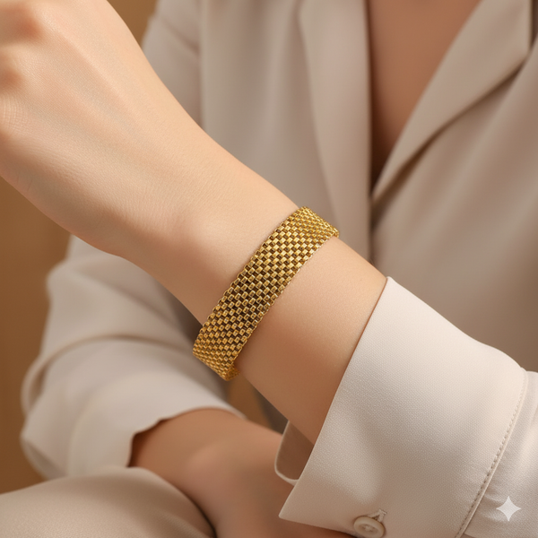 Vintage Woven Mesh Bracelet