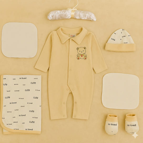 DISNEY NEWBORN STARTER SET 7 PC SET 0M+