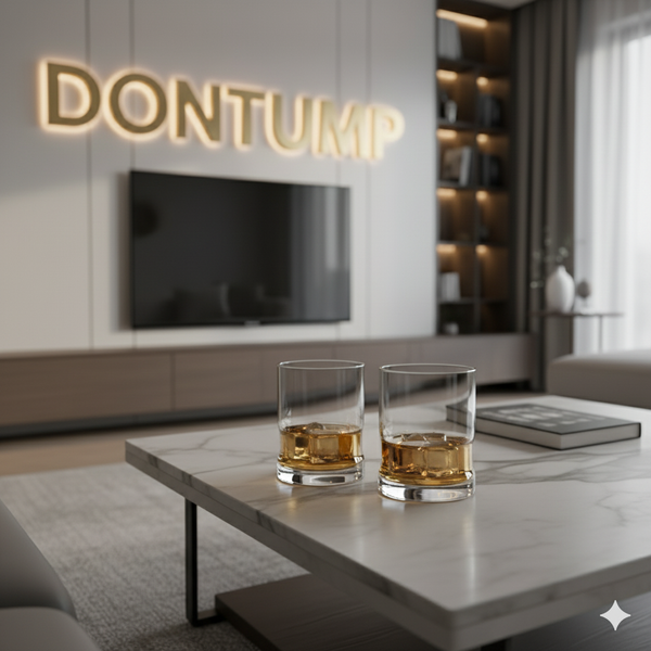 Golden Accent Glasses: The DONTUMP Collection
