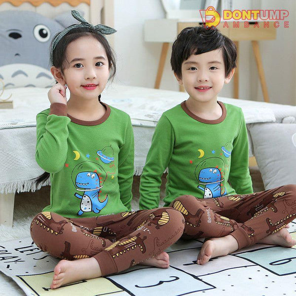 Green Blue Dragon Kids Night Suit Baby &amp; Baba