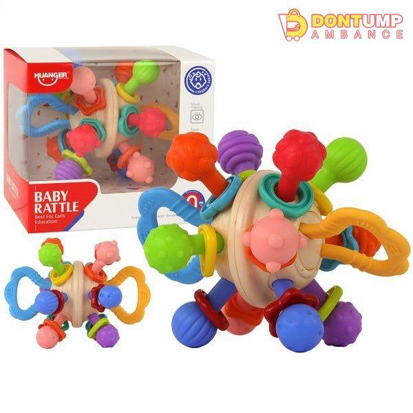 Huanger Teething and Sensory Rattle Toy