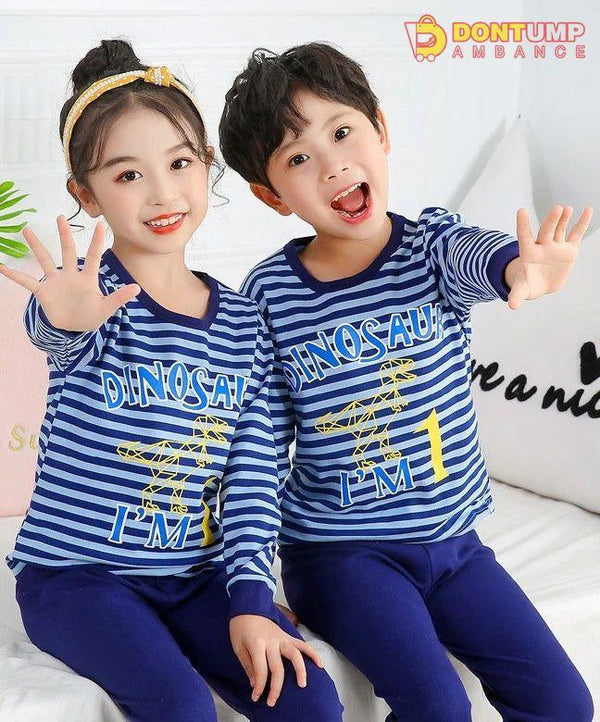 I am 1 blue Kids Night Suit Baby &amp; Baba
