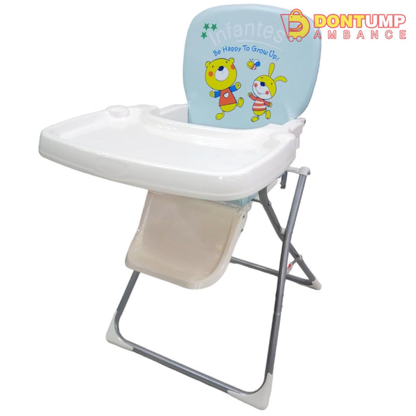 Infantes Baby High Chair With Feeding Tray - Blue