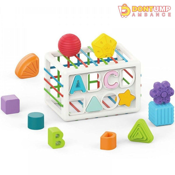 Intelligence Cube Geometric Shapes And Letters Huanger