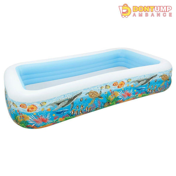 Intex 58485 Swim Center Tropical Reef Family Pool (120" L x 72" W 22" H)