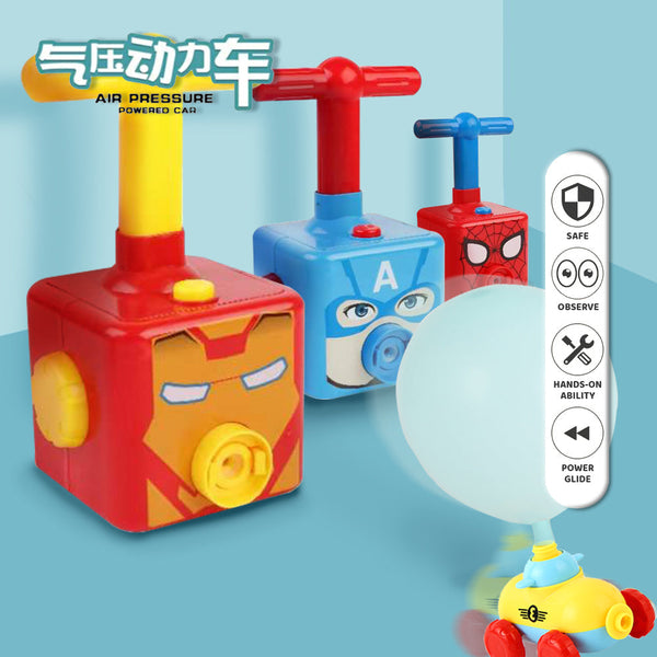 SUPER CHARACTERS AIR PRRESSURE BALLOON CAR TOY