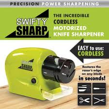 swifty sharp motorized knife sharpener