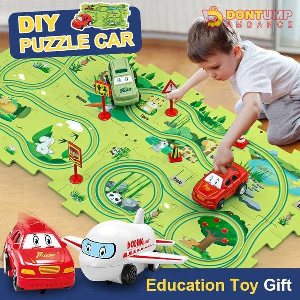 Kids Electric Track Toy Set 25 Pieces Jigsaw Puzzle