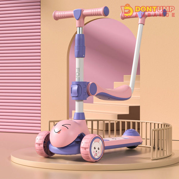 Kids Scooty With Light &amp; Music-Pink