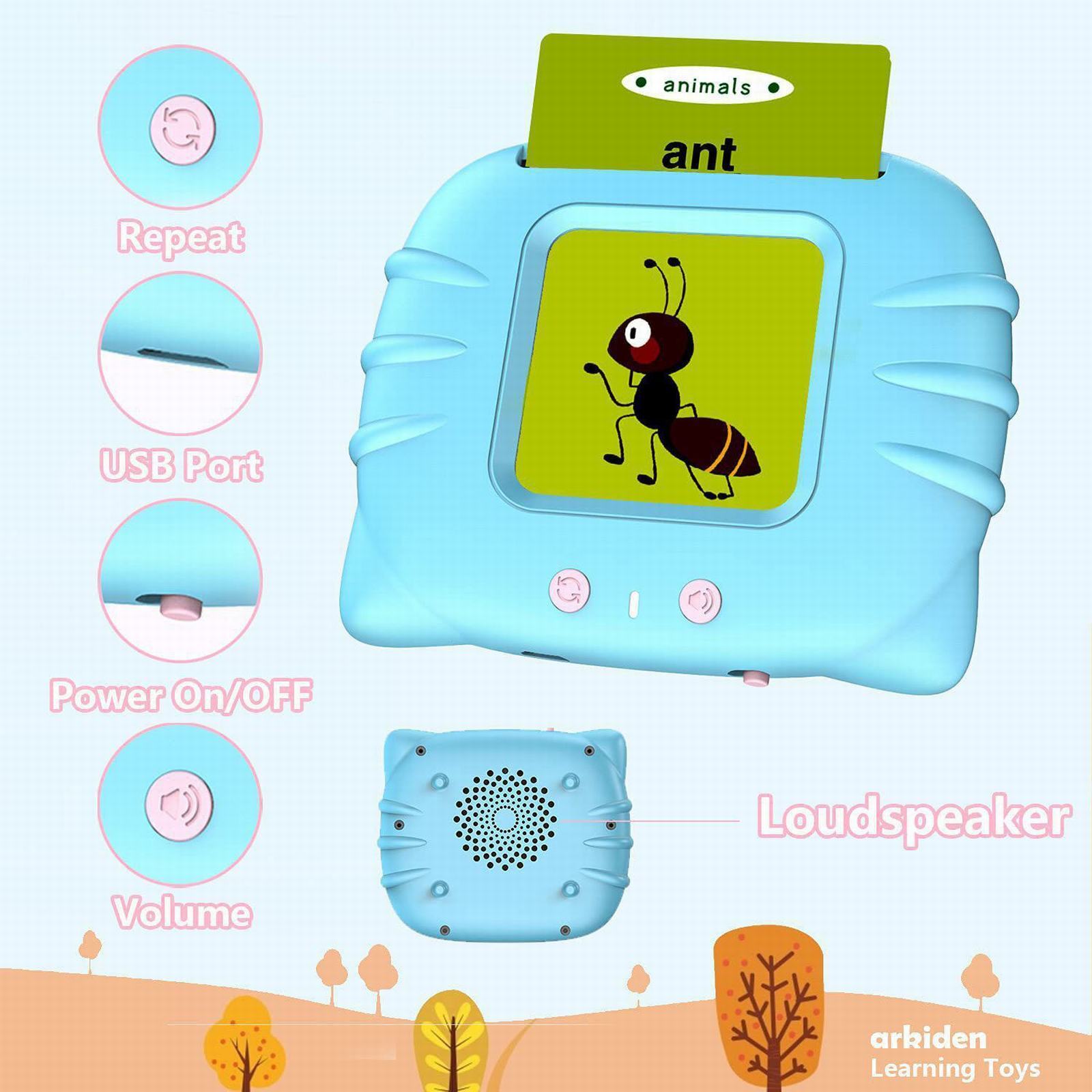 Learning English Flash Card Reader Machine