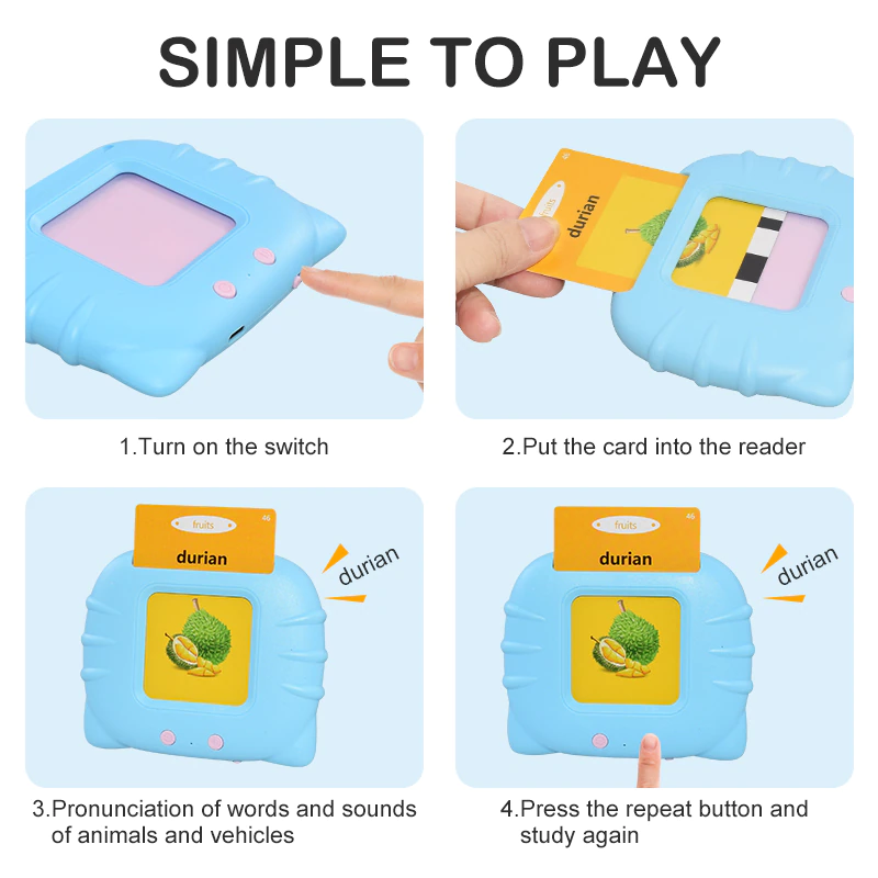 Learning English Flash Card Reader Machine