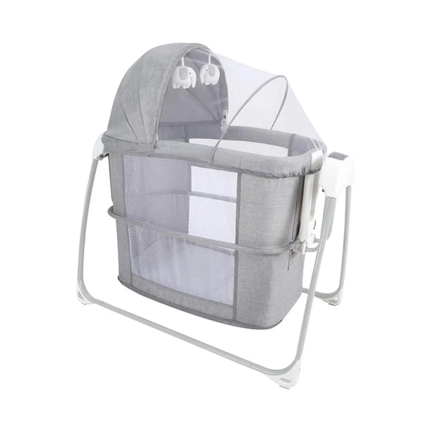 Mastela 4in1 Baby Swing Bassinet Electronic - Dark Grey - 8901