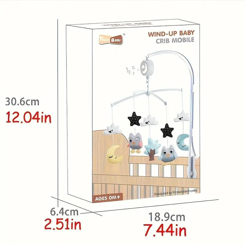 Musical Sleeping Spinning Rattle Fast Asleep Calming Bed Crib/Cot Mobile
