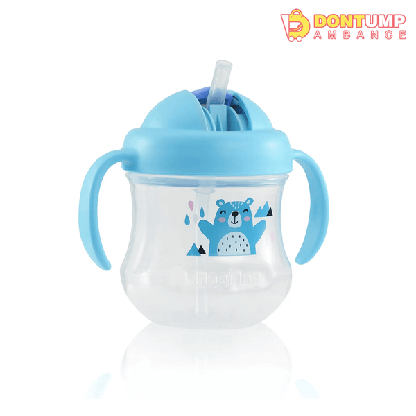 Pigeon Mag Mag Straw Cup in Matte – Blue-D79237