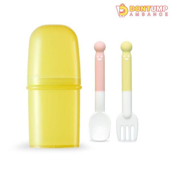 Pigeon Self-Wean Spoon &amp; Fork Set-D79684